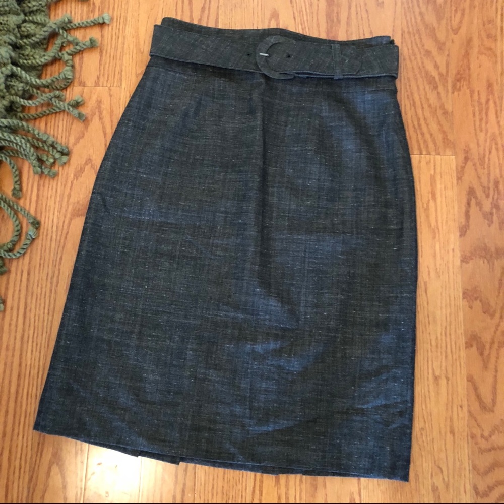 Classiques Entier Belted Pencil Skirt
